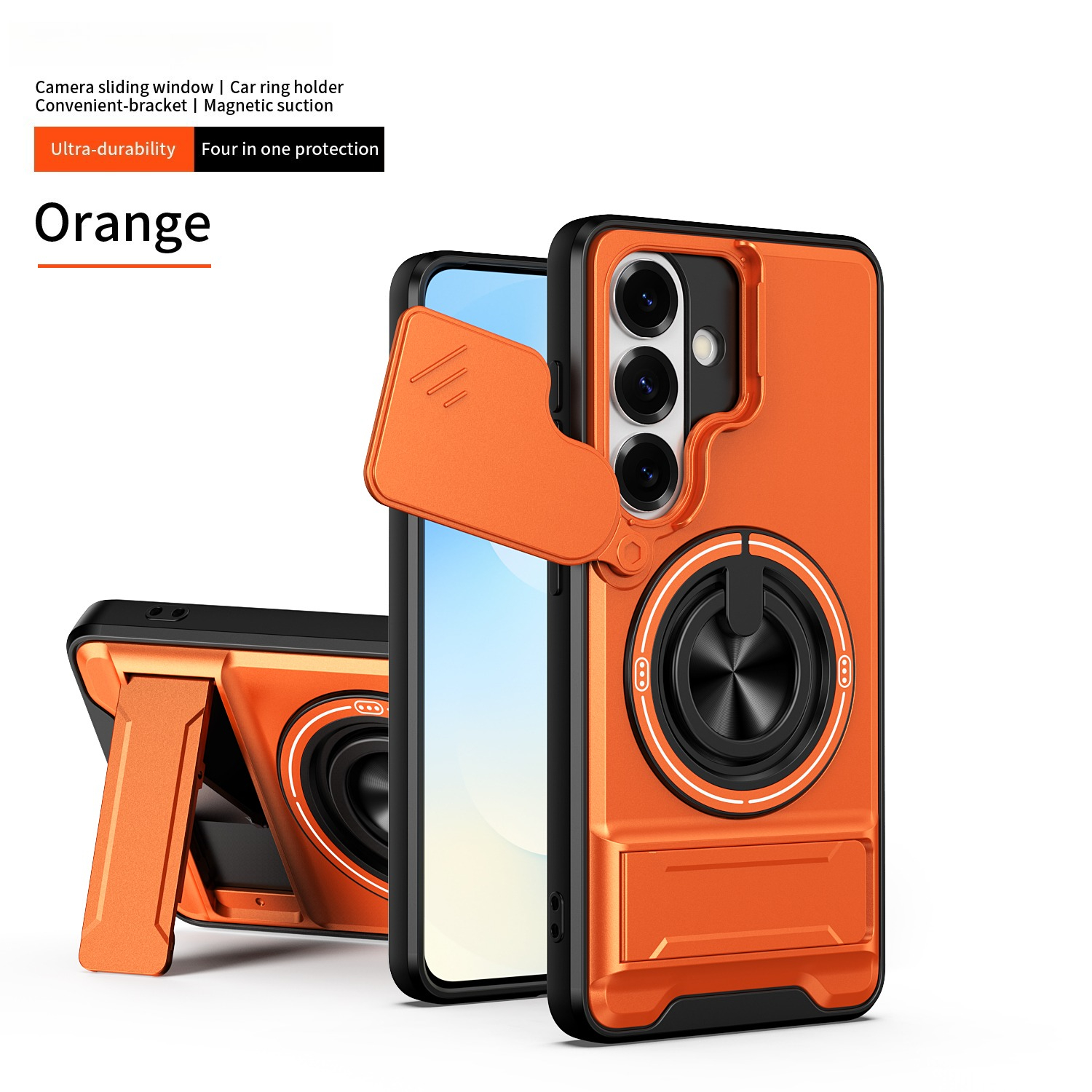 Phone Kickstand Ring - 360 Rotating Magnetic Ring Holder Phone