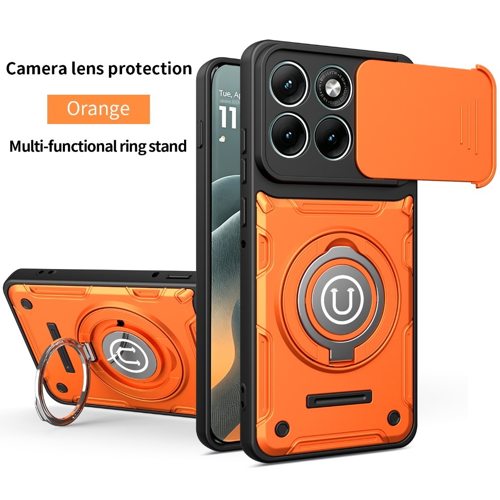 Phone Kickstand Ring - 360° Ring Kickstand Phone Case w/