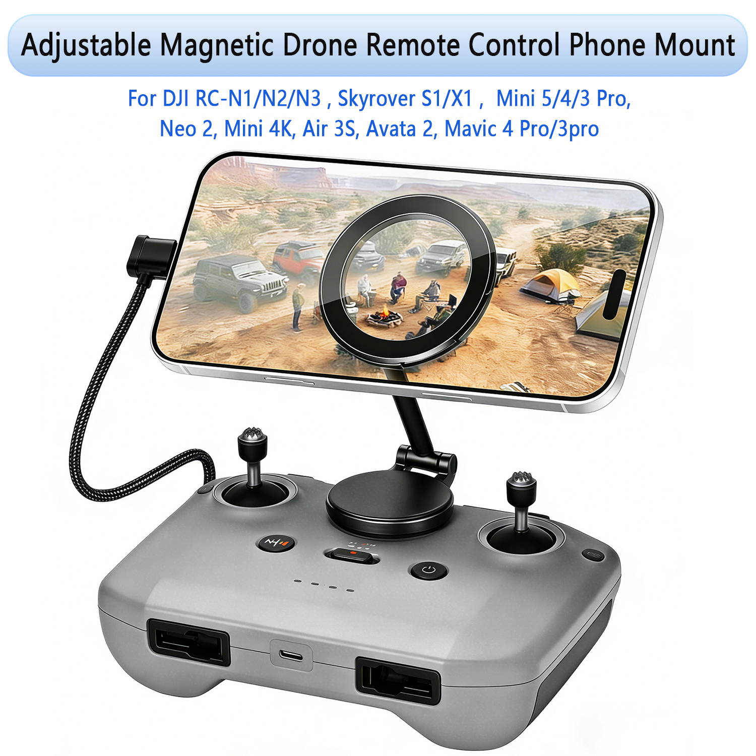 X1 Phone Accessories - MINGVEN Magnetic Phone Mount For DJI