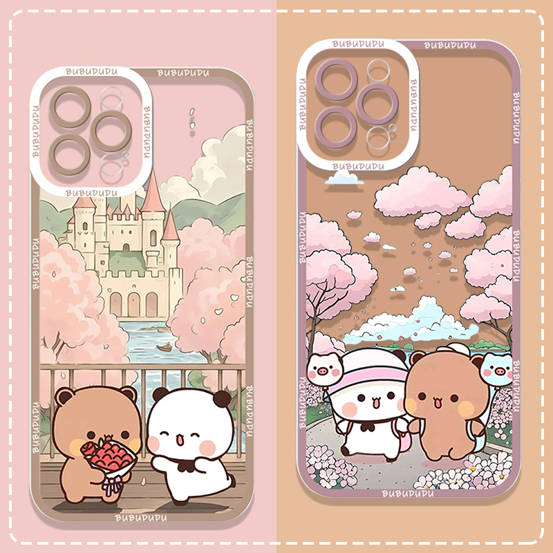 Phone Accessories Samsung - Cute BUBU DUDU Couple Clear Phone