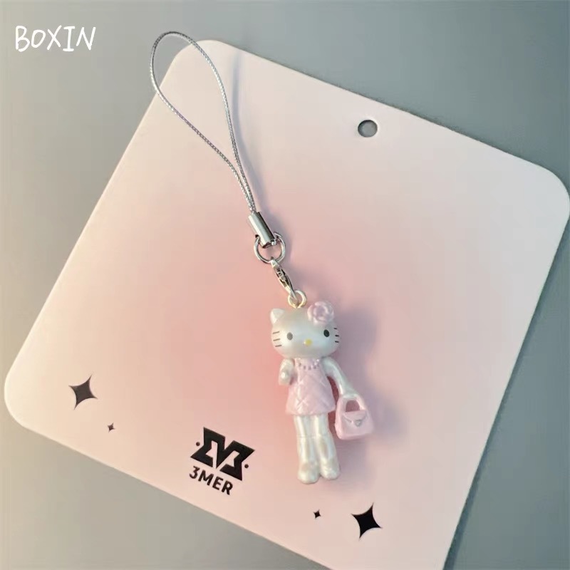 Phone Accessories For Teen Girls - Cute Hello Kitty Princess Wedding Keychain