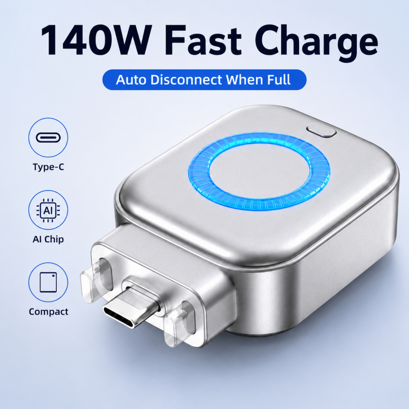 Phone Accessories Types - 140W USB C Auto Power Cutoff