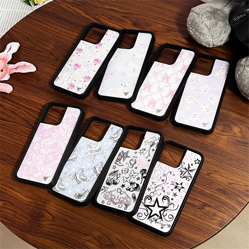 Phone Accessories Logo - Wildflower 3D Flower Girls Bow Phone
