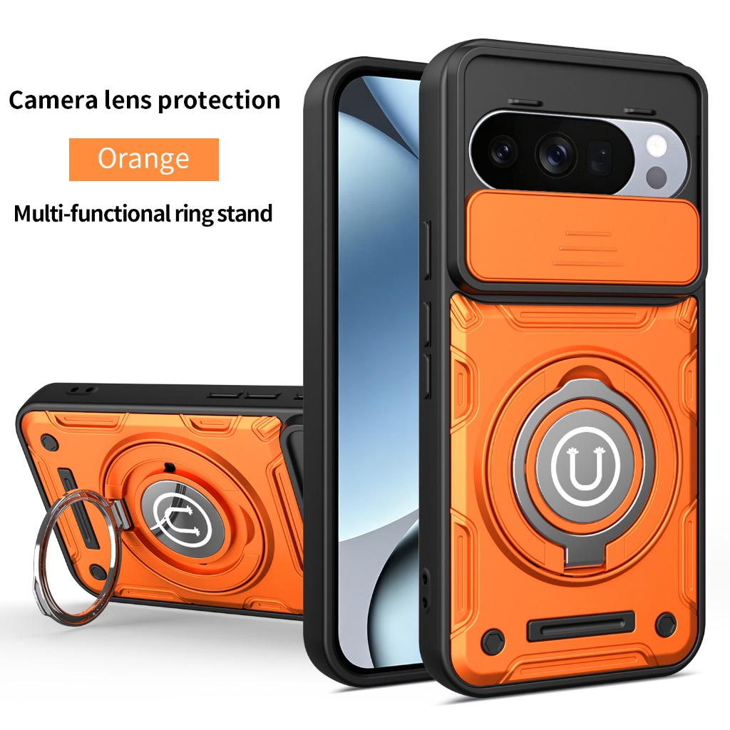 Phone Kickstand Ring - Magnetic Car Mount 360° Ring Kickstand