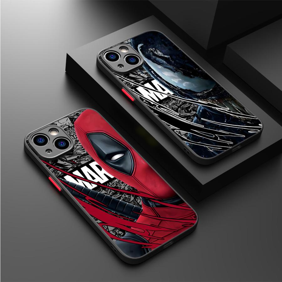 Phone Accessories Logo - Marvel Venom Deadpool Phone Case for
