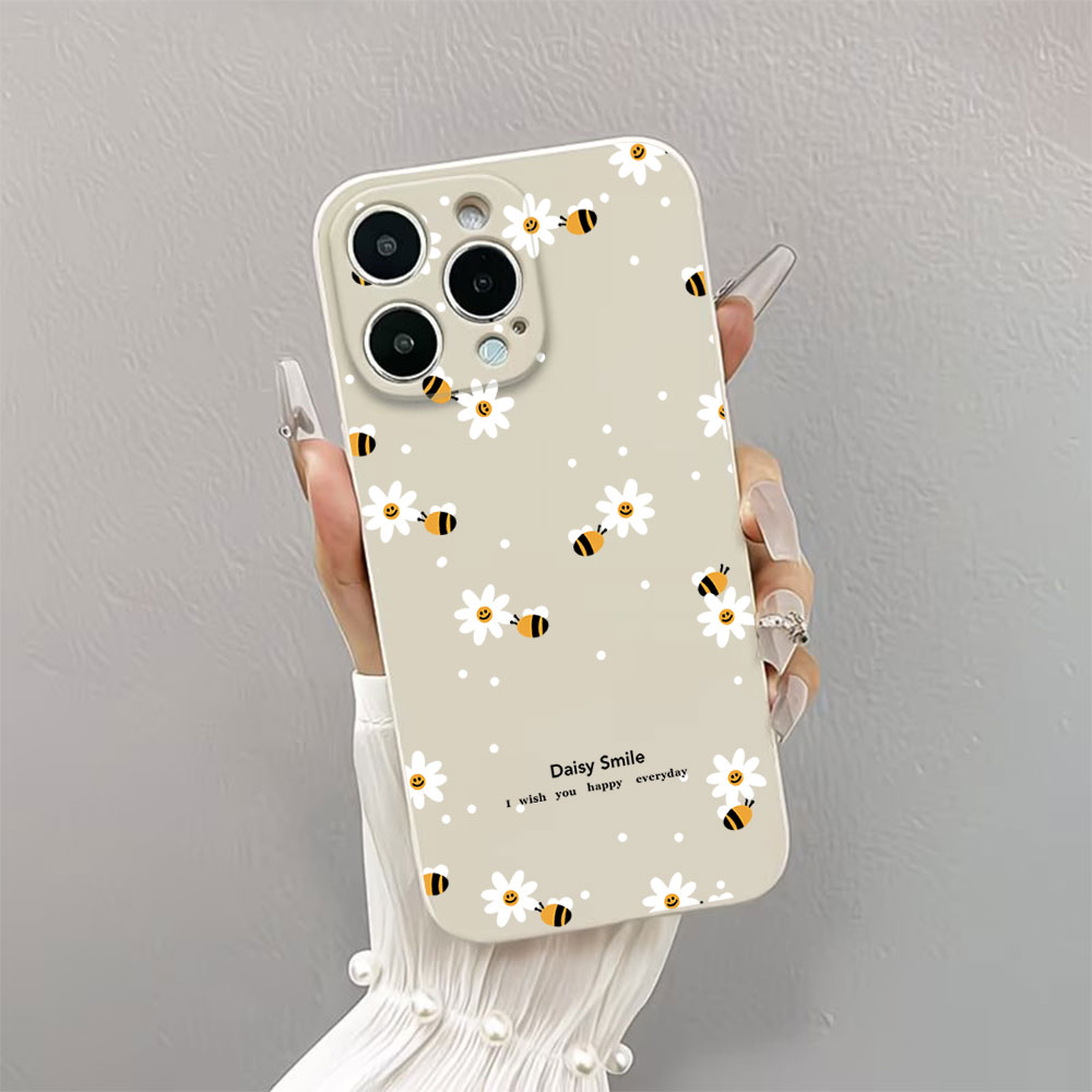 Phone Accessories List - Bee Pattern Phone Case For iPhone