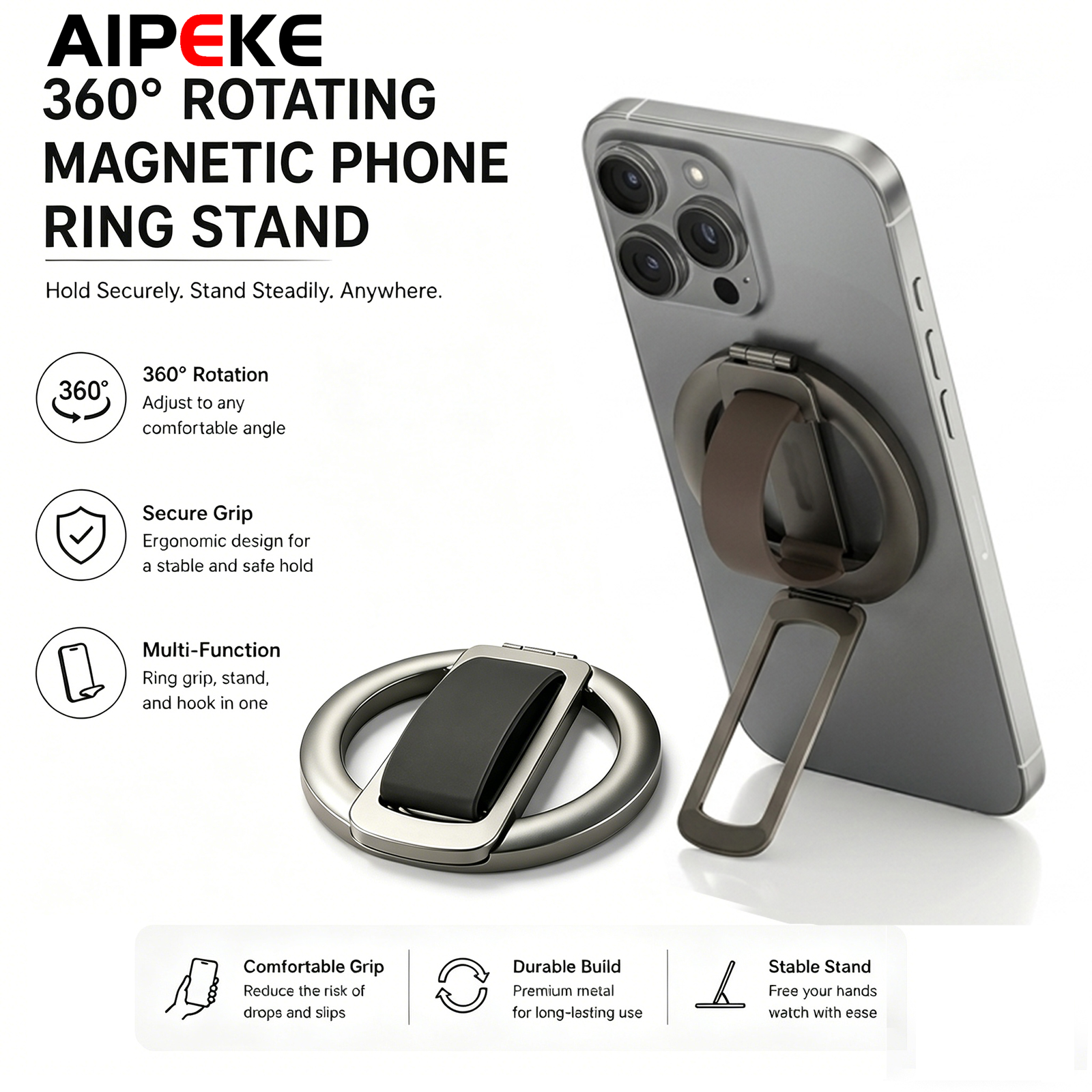 Universal Magnetic Folding Pho - Phone Accessories And Gadget review and price
