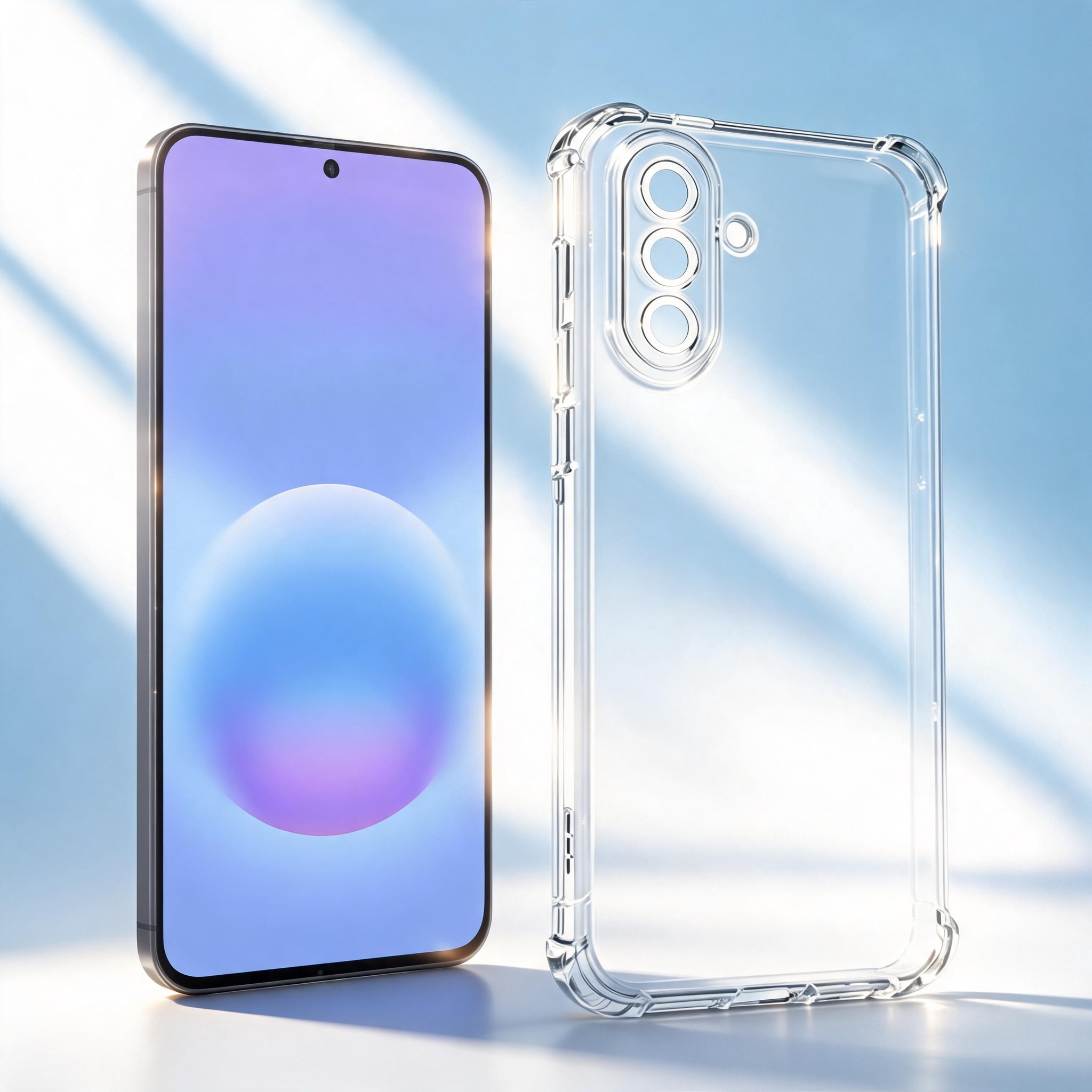 Luxury Clear Case for Samsung  - Phone Accessories Online Store review and price
