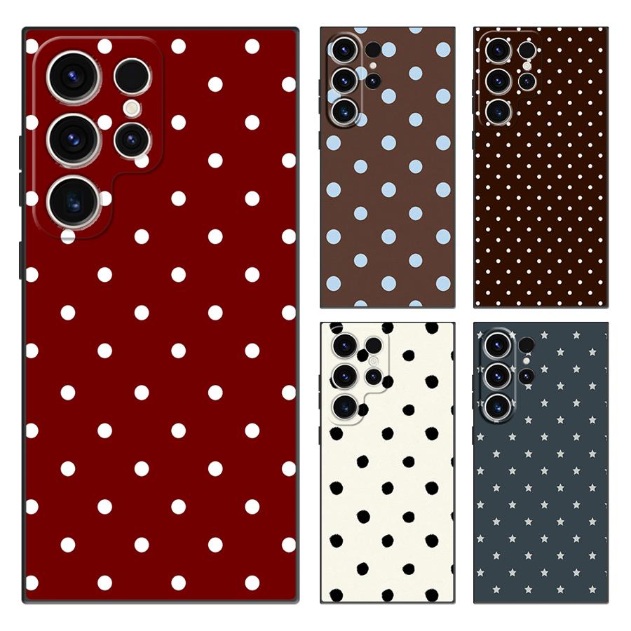 Retro Polka Dots Funda Phone C - Phone Accessories Samsung review and price