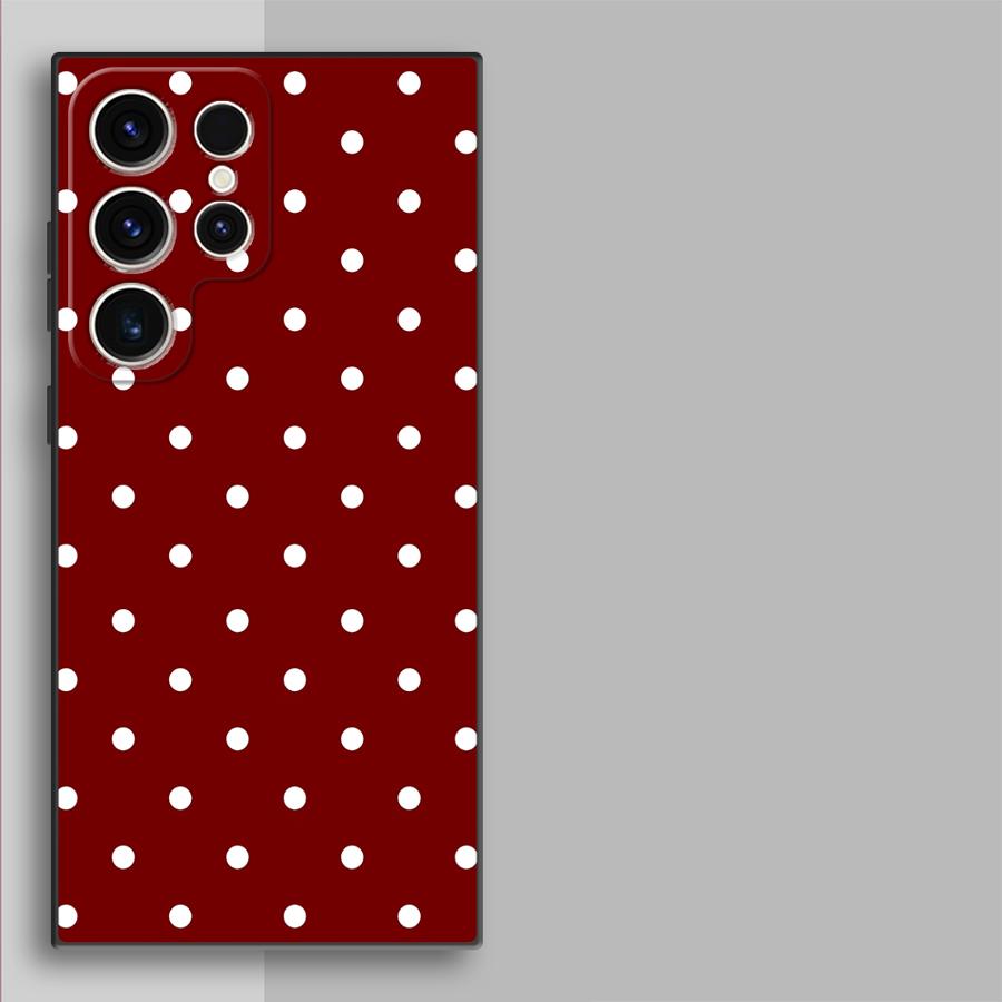 Retro Polka Dots Funda Phone C - Phone Accessories Samsung review and price