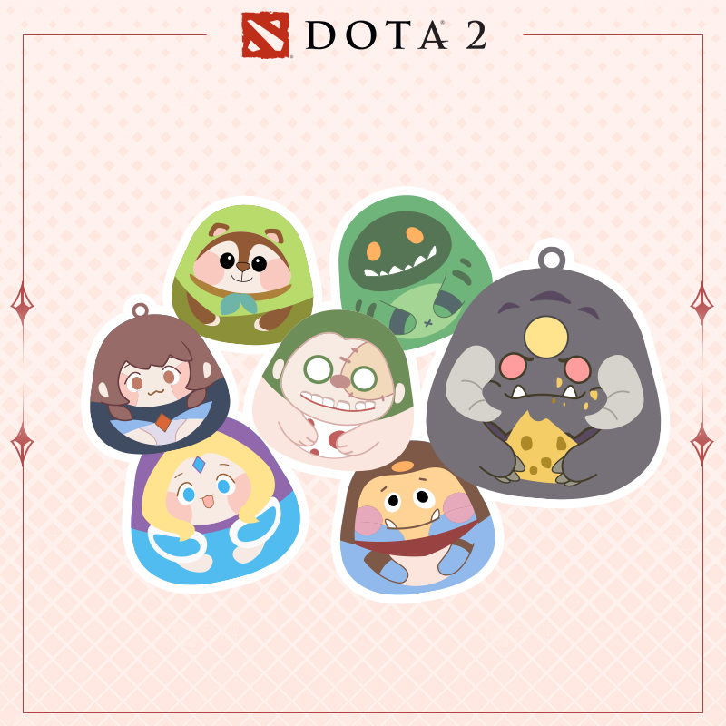 DOTA2 Lucky Hero Bell Trinkets - Phone Accessories For Car review and price