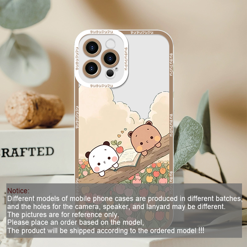 Cute BUBU DUDU Couple Clear Ph - Phone Accessories Samsung review and price