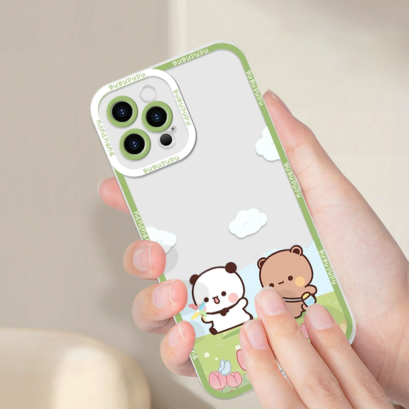 Cute BUBU DUDU Couple Clear Ph - Phone Accessories Samsung review and price