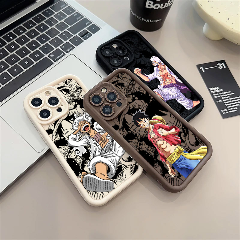 Cartoon One Pieces Luffy Soft  - Phone Accessories Logo review and price
