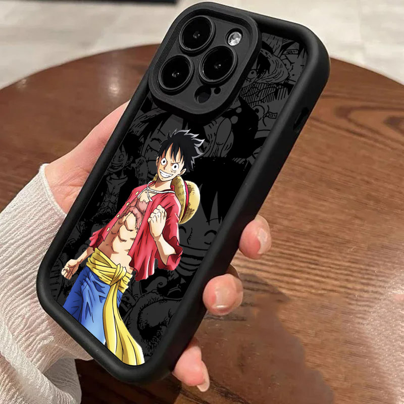 Cartoon One Pieces Luffy Soft  - Phone Accessories Logo review and price