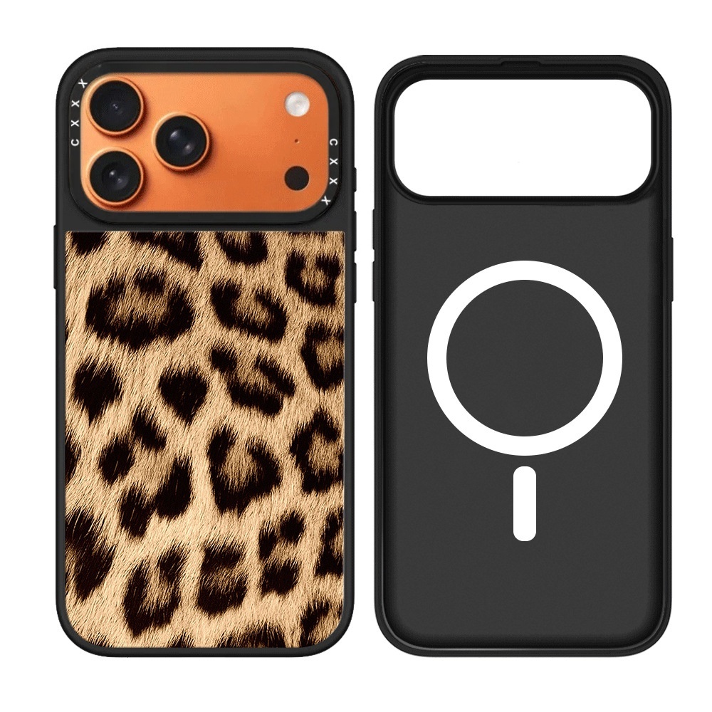 Retro Leopard Print Magnetic C - Phone Accessories Logo review and price