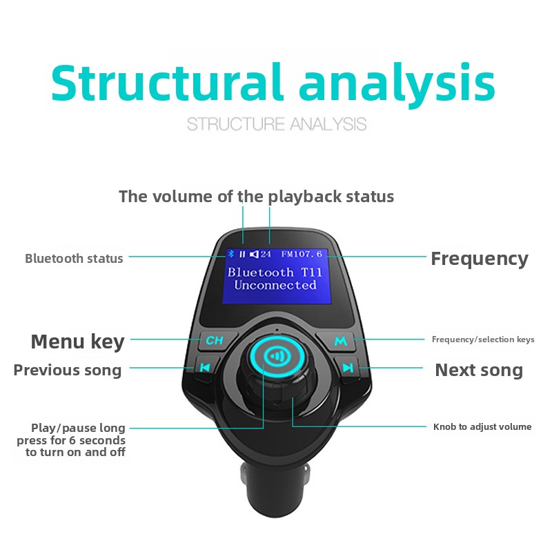 T11 Car MP3 Player FM Transmit - Phone Accessories Types review and price