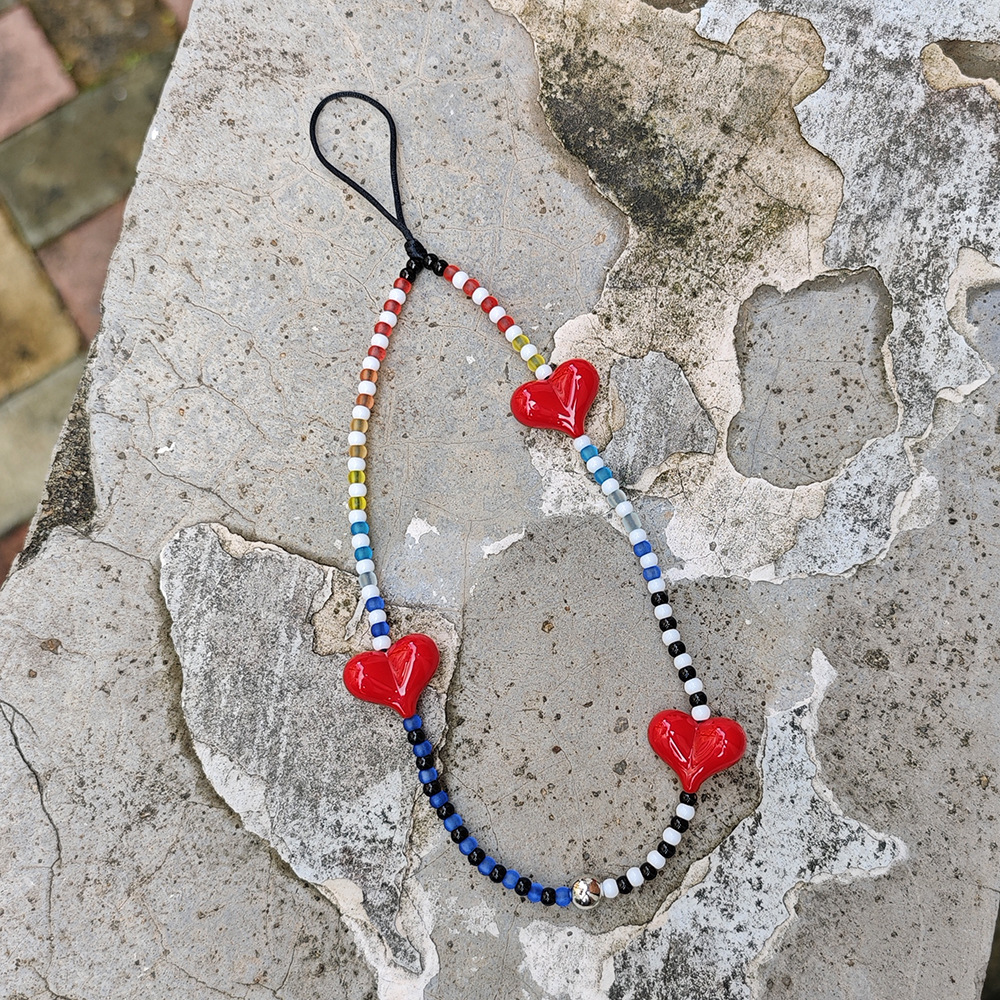 HERLOOK Y2K Beaded Heart Phone - Phone Accessories For Teen Girls review and price