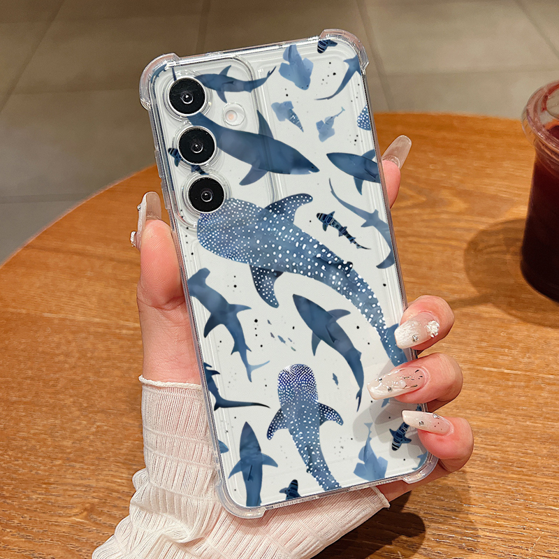 Whale Turtle Pattern Clear Pho - Phone Accessories Samsung review and price