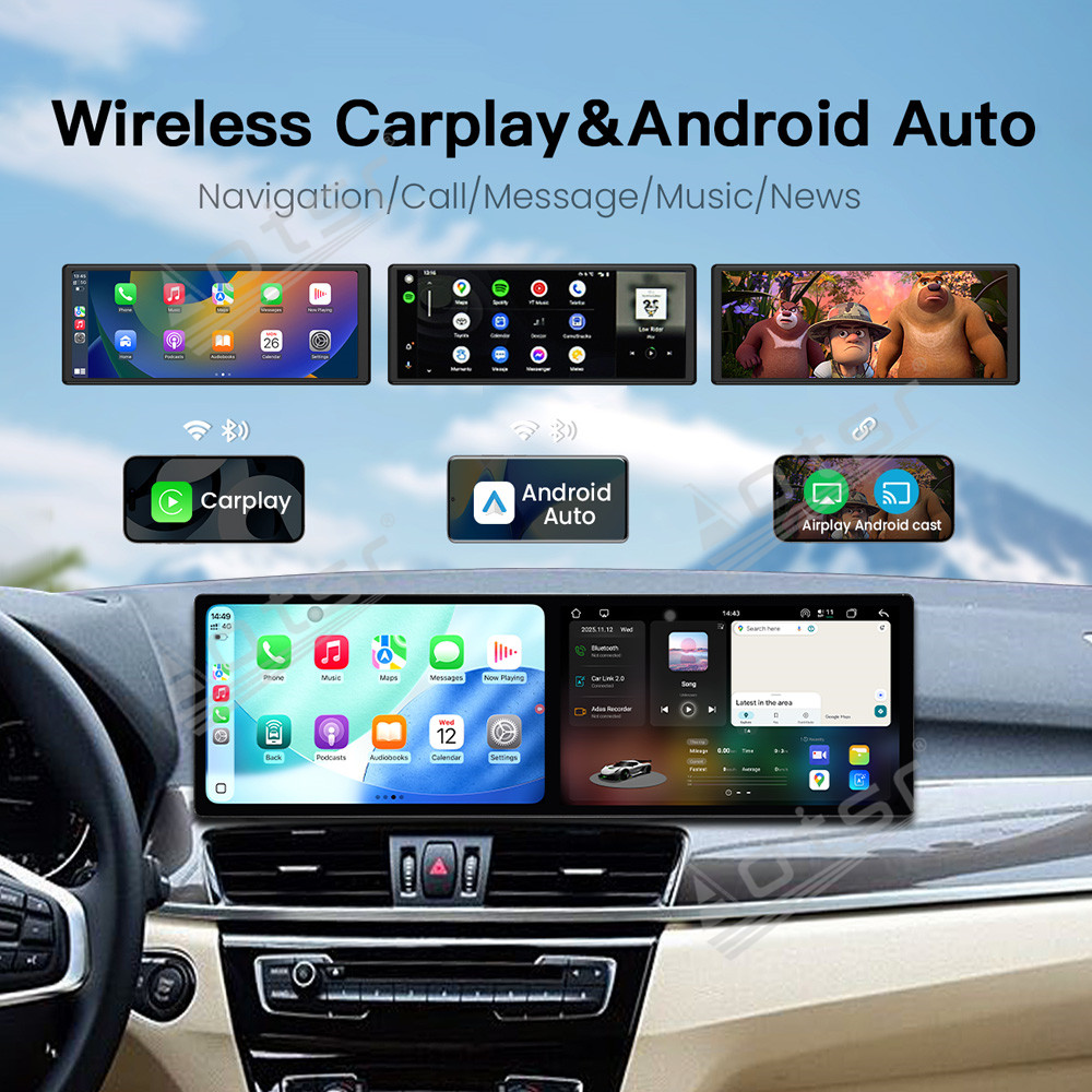 Dual 9.1’’ Android 15 Carplay  - X1 Phone Accessories review and price