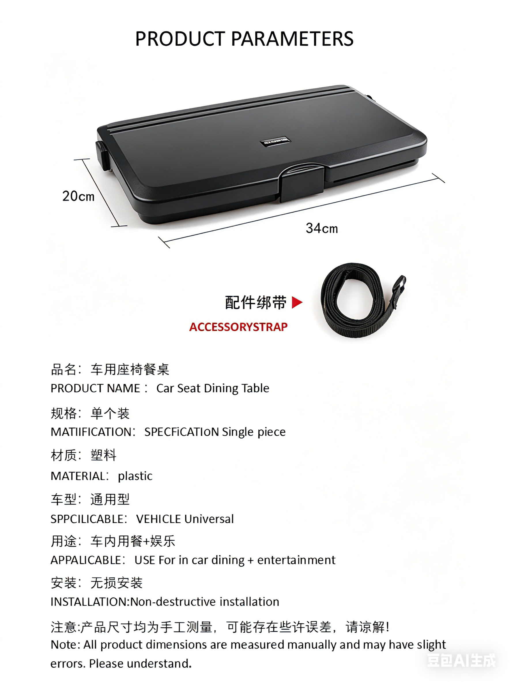 Car Back Seat Food Tray with P - Phone Accessories For Car review and price