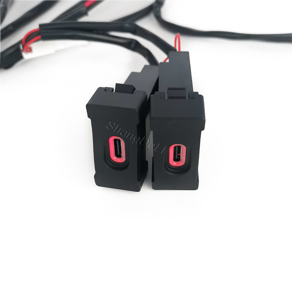 1PC Car Dual Type C PD Chargin - Phone Accessories Types review and price