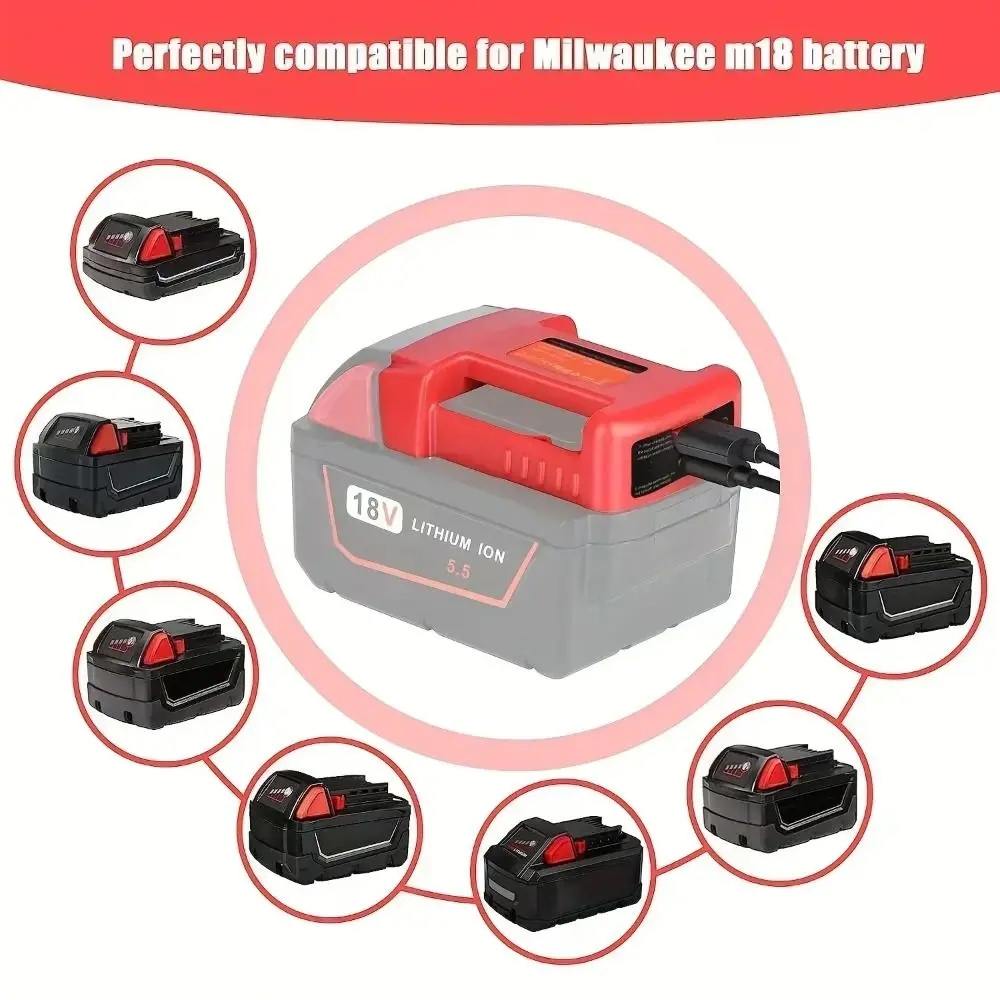 For DeWalt 20V For Milwaukee 1 - Phone Accessories Types review and price