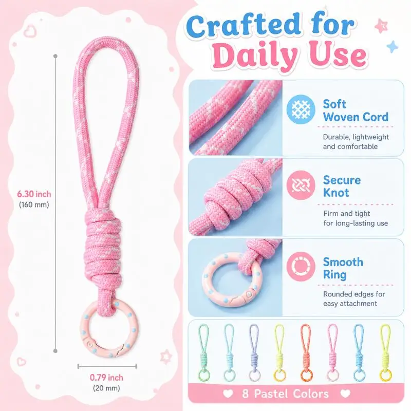 Hand Woven Keychain For Mobile - Phone Accessories For Car review and price