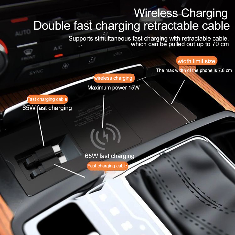 for Audi A6L A7 c7 wireless ch - Phone Accessories Types review and price