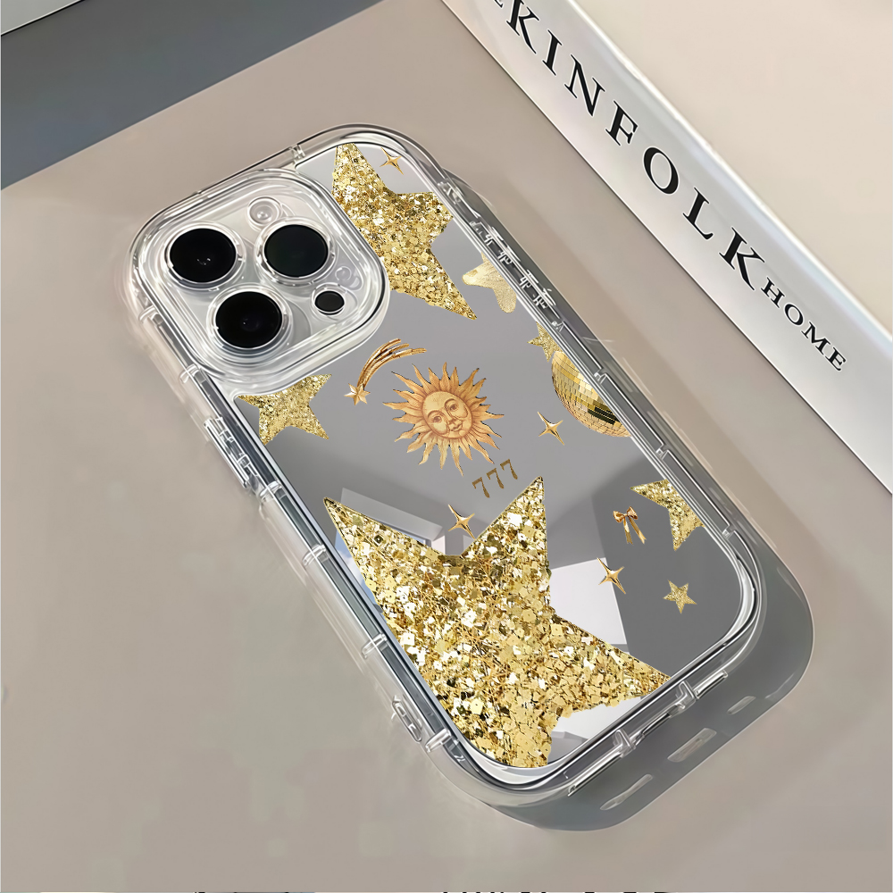 Celestial Gold Glitter Mirror  - Phone Accessories List review and price