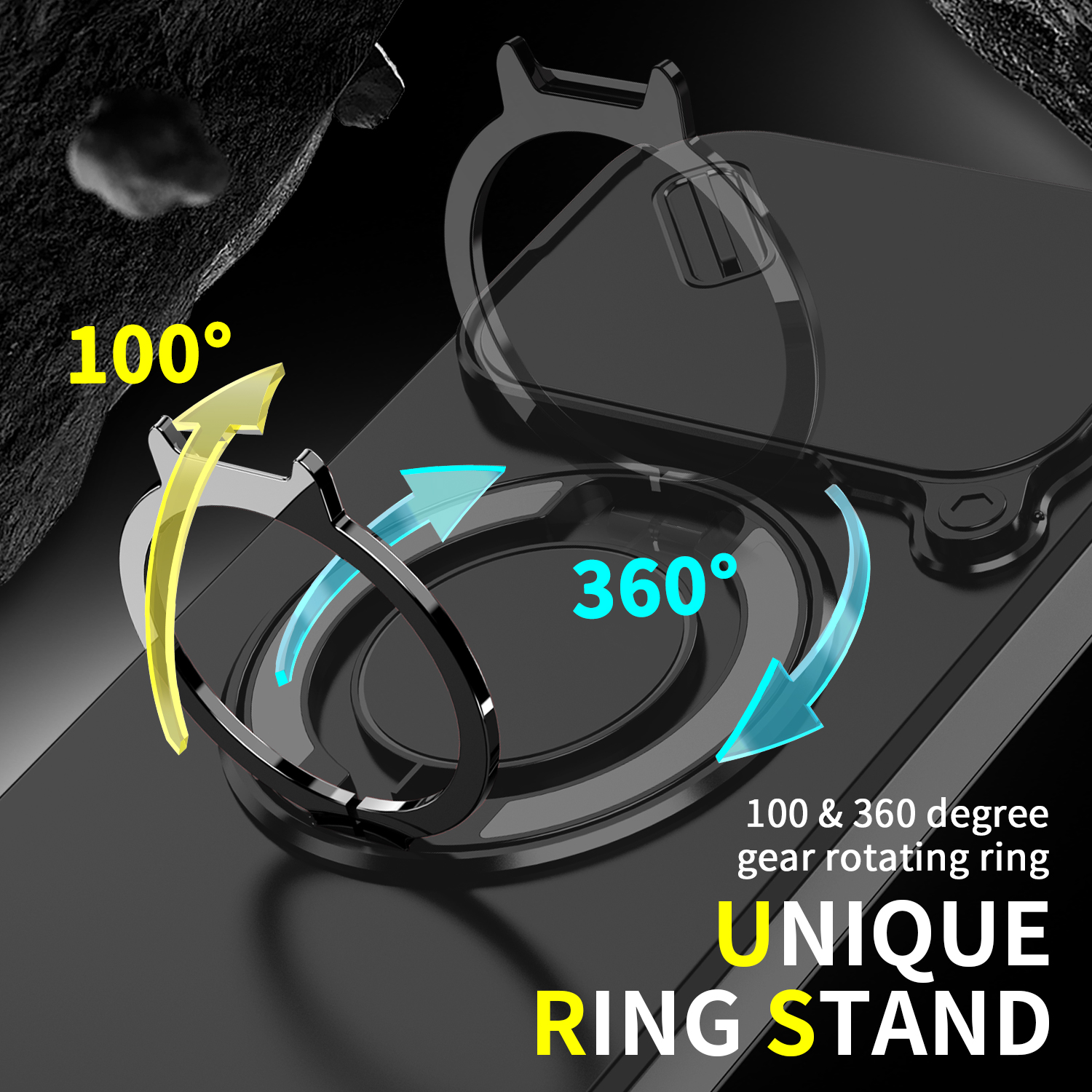 Magnetic Wireless Charging Rin - Phone Kickstand Ring review and price