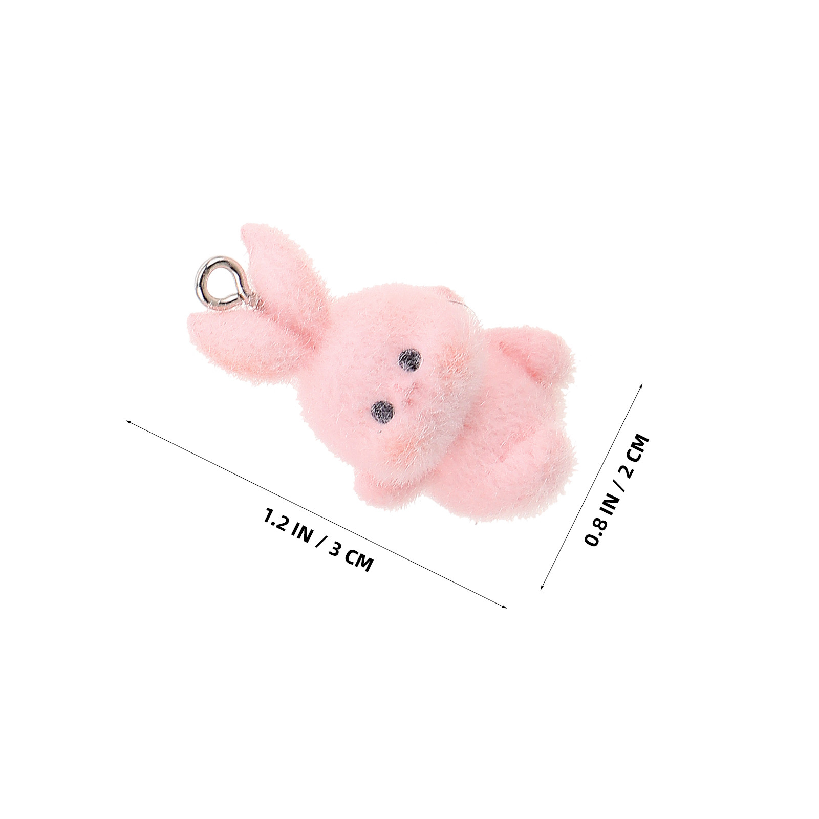 5Pcs Flocking Rabbit Charms Ha - Phone Accessories For Teen Girls review and price
