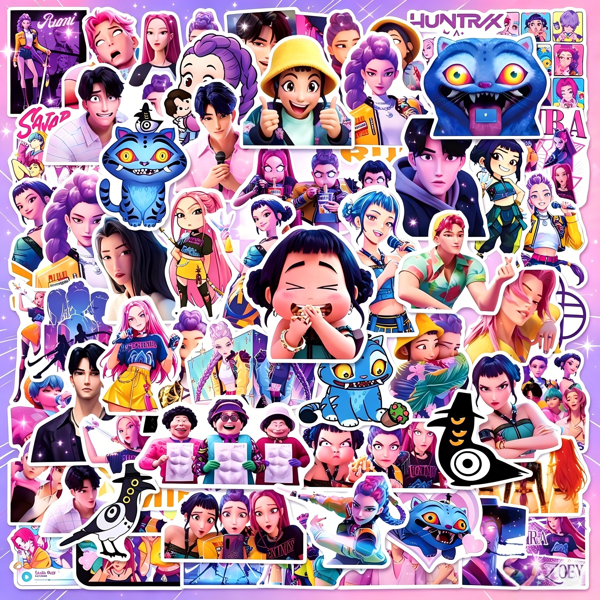60PCS Cartoon Stickers Y2K Aes - Phone Accessories For Teen Girls review and price