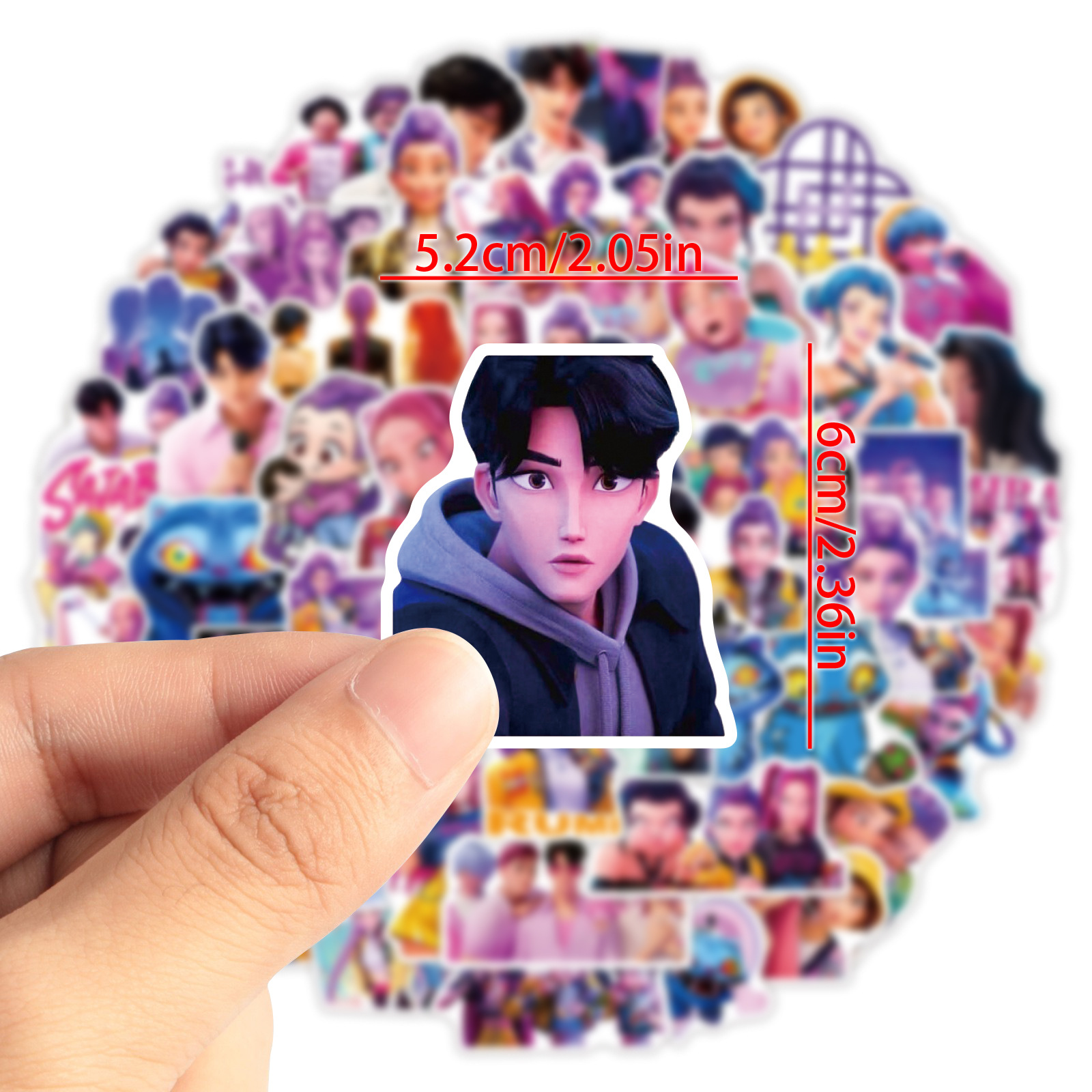 60PCS Cartoon Stickers Y2K Aes - Phone Accessories For Teen Girls review and price