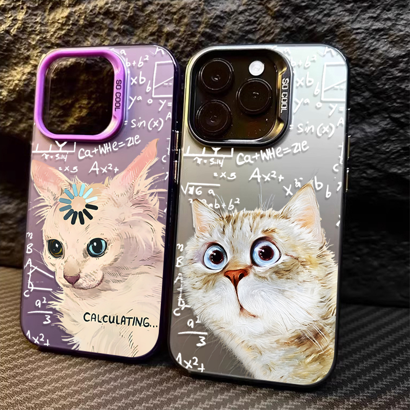 Funny Academic Cat Cute Matte  - Phone Accessories Samsung review and price