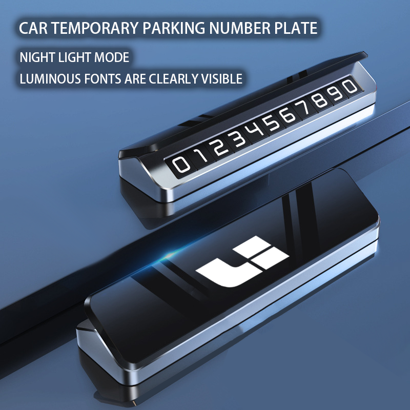 Car Metal Mobile Phone Number  - Phone Accessories Logo review and price