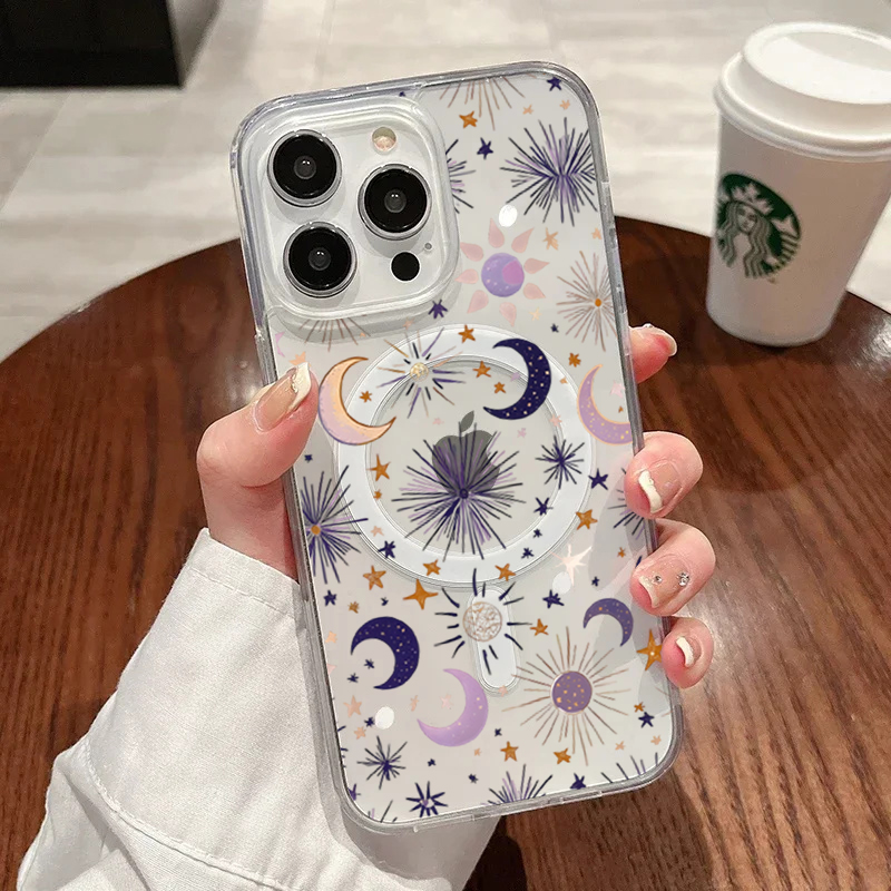 Romantic Sun Moon Stars Phone  - Phone Accessories List review and price