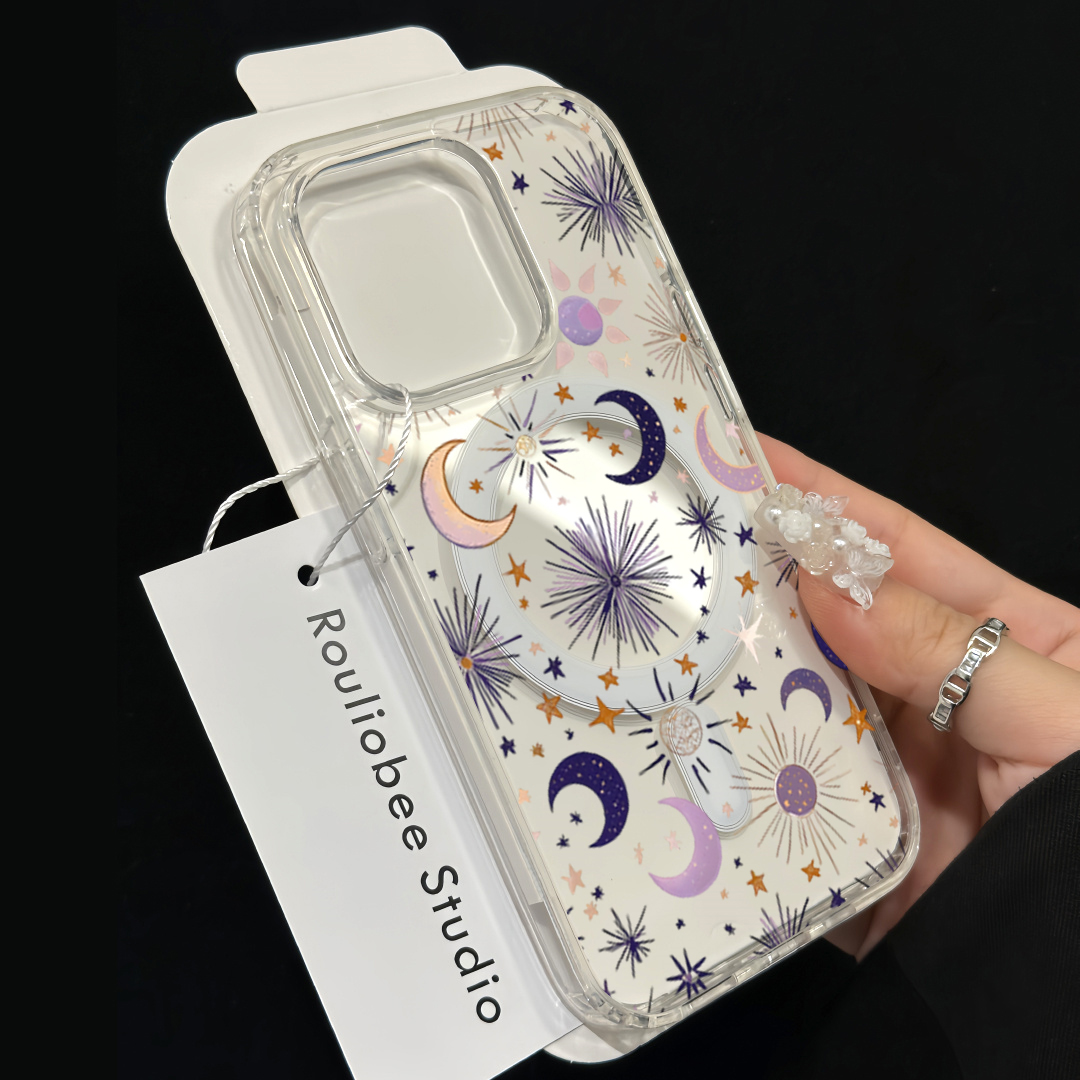 Romantic Sun Moon Stars Phone  - Phone Accessories List review and price