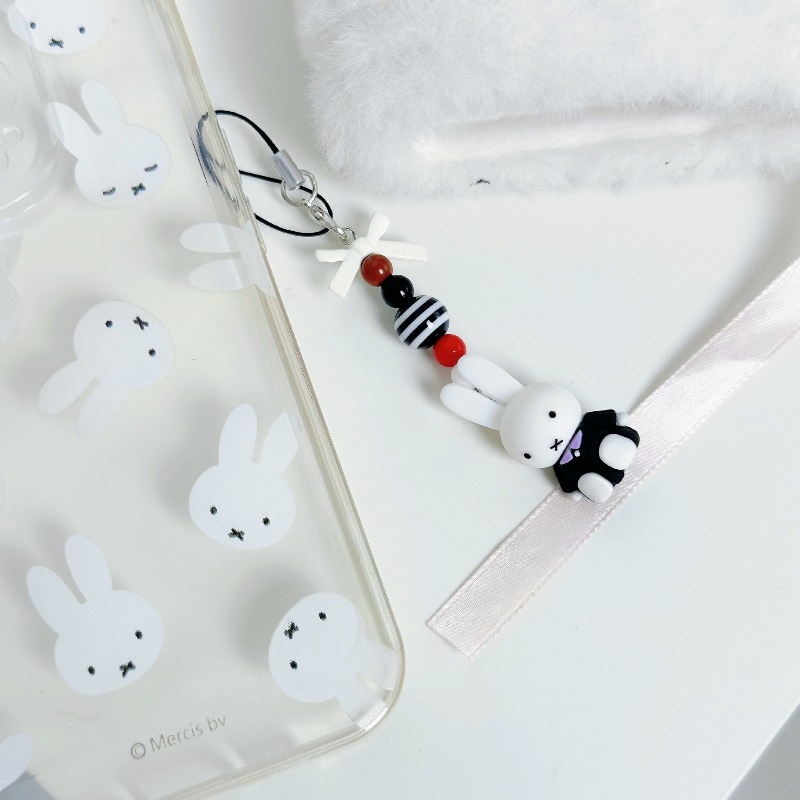 Kawaii Miffy Phone decor Cute  - Phone Accessories For Teen Girls review and price