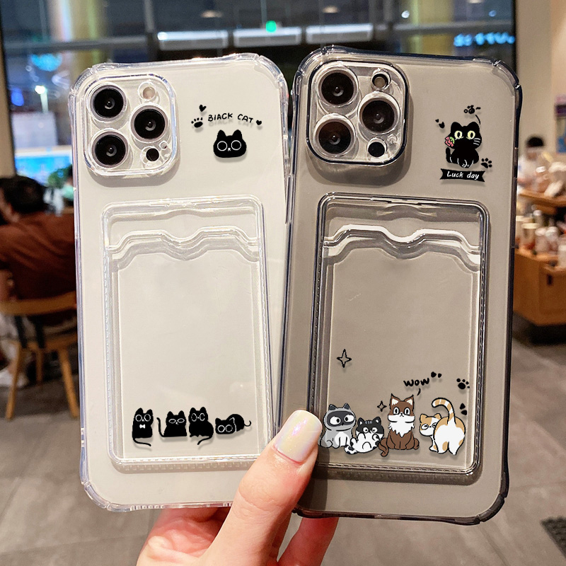 Cute Black Cat Phone Case For  - Phone Accessories List review and price