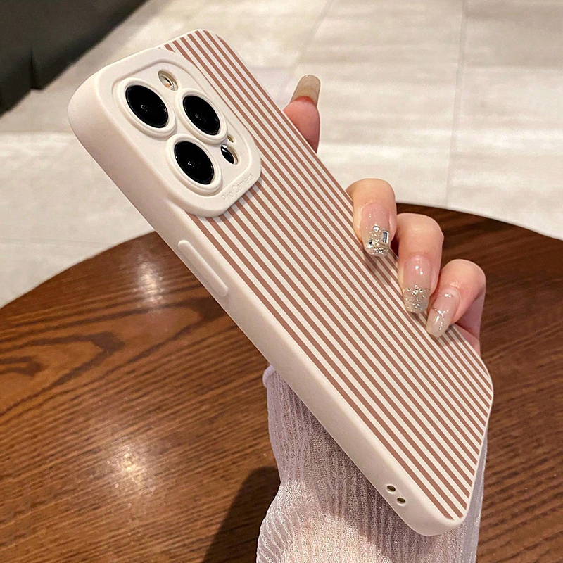 Pink Striped Painted Anti-Drop - Phone Accessories List review and price
