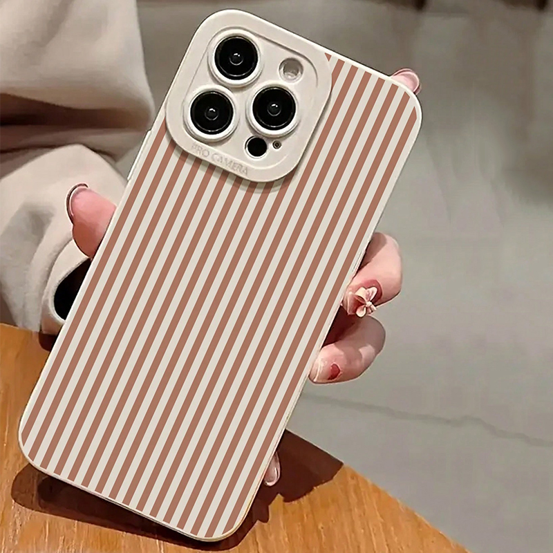 Pink Striped Painted Anti-Drop - Phone Accessories List review and price