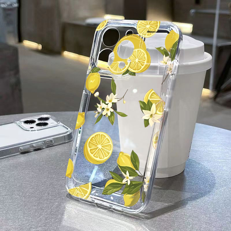 Summer Fruit Lemon Flower Clea - Phone Accessories Samsung review and price