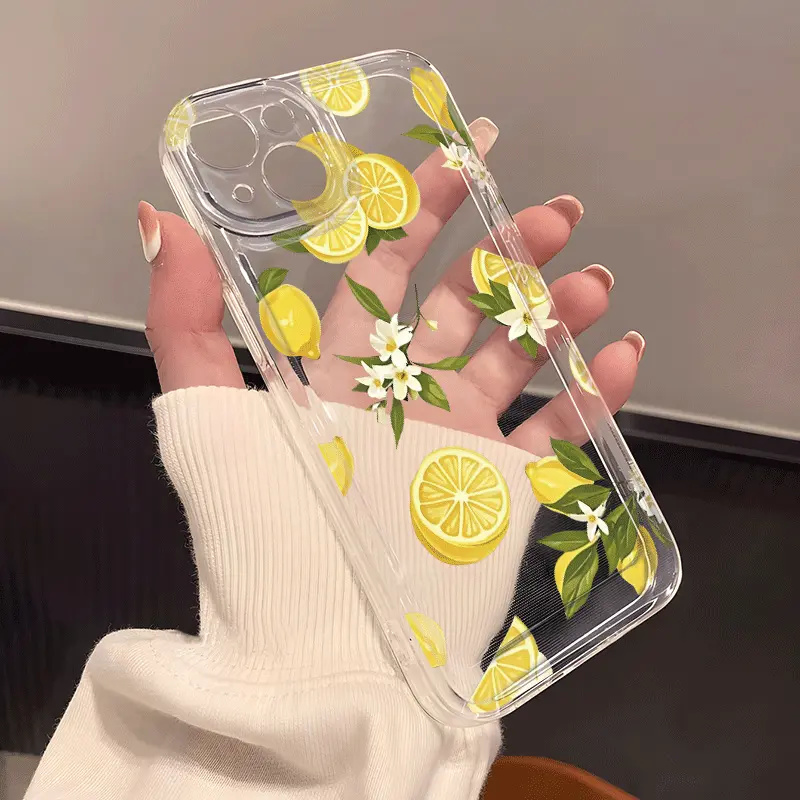 Summer Fruit Lemon Flower Clea - Phone Accessories Samsung review and price