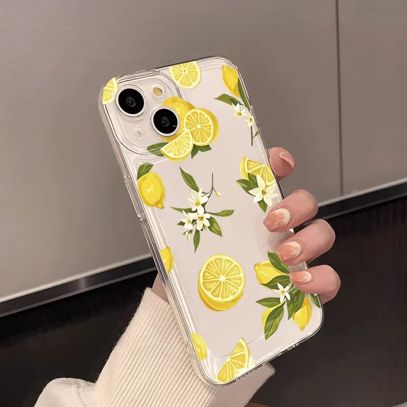 Summer Fruit Lemon Flower Clea - Phone Accessories Samsung review and price