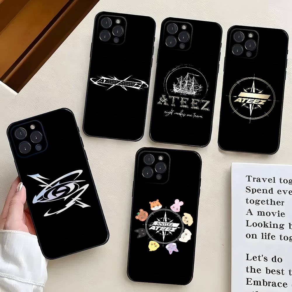 1PC Singers A-ATEEZ Logo Phone - Phone Accessories Logo review and price