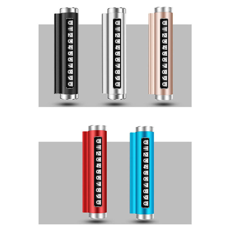Metal Car Temporary Parking Ca - Phone Accessories For Car review and price