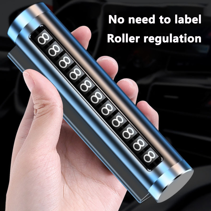 Metal Car Temporary Parking Ca - Phone Accessories For Car review and price