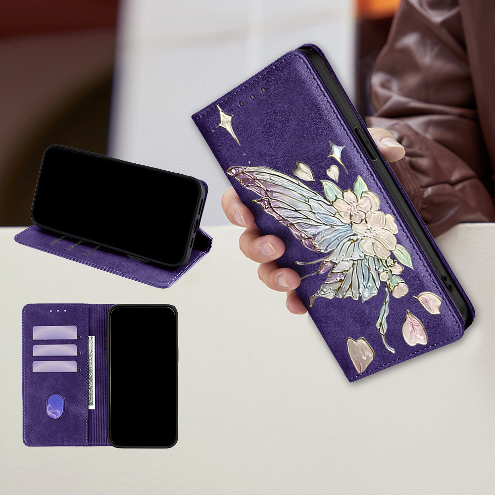 Painted Magnetic Flip Leather  - Phone Accessories Samsung review and price