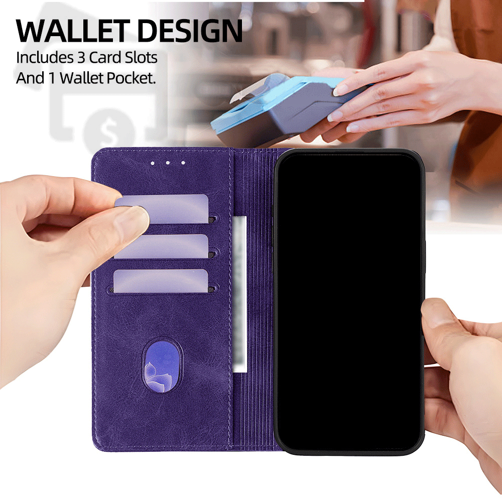 Painted Magnetic Flip Leather  - Phone Accessories Samsung review and price